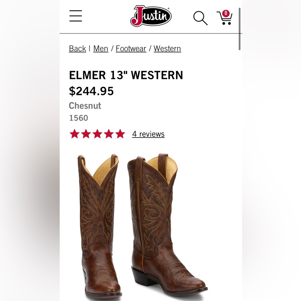 Justin Boots : Cowboy Boots